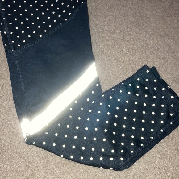 Women’s Ideology black polka dot Athletic Leggings - Picture 4 of 7